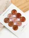 Written Wax Seal Stickers for Functions(Set of 9)