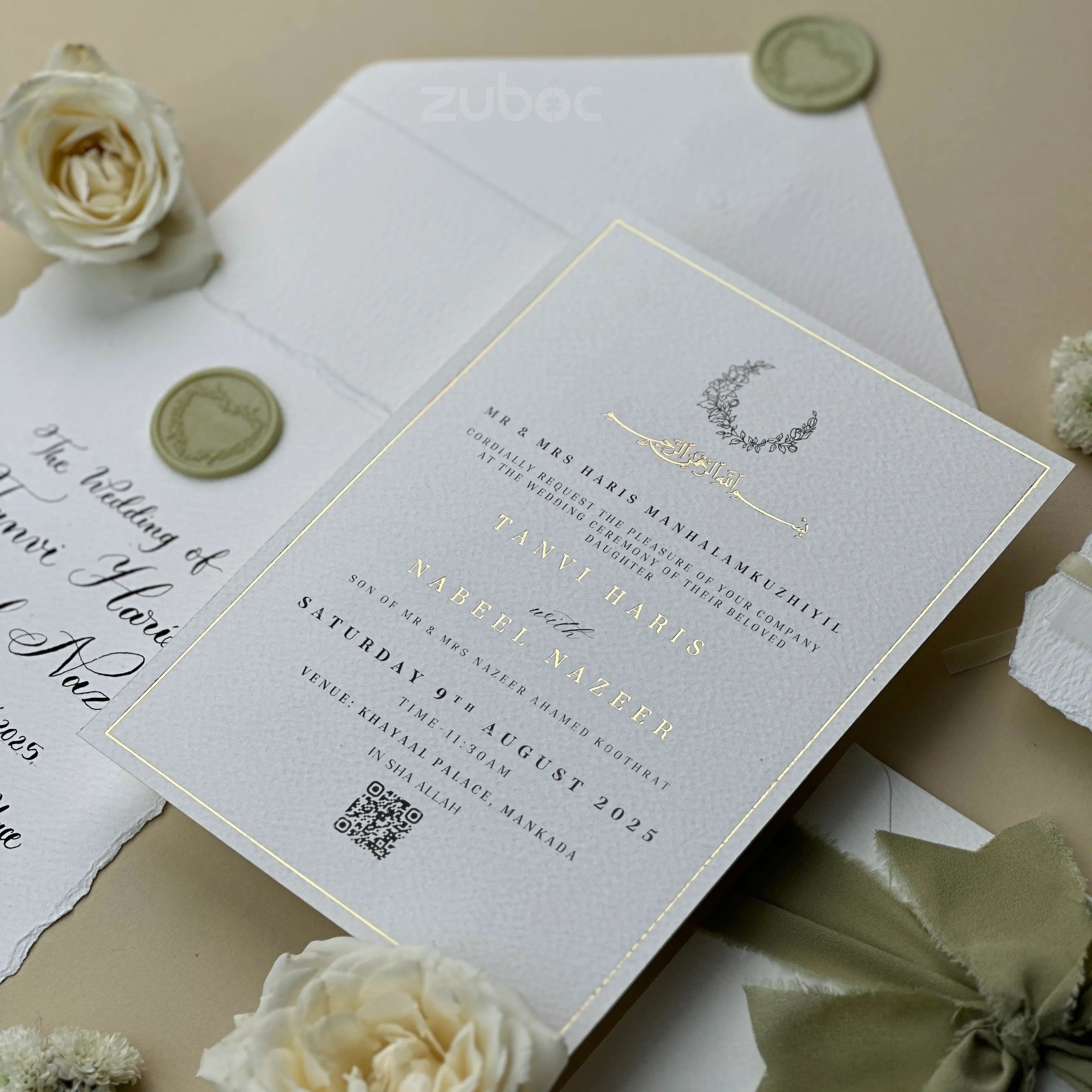 White wedding suites 5x7 inches for handmade cards