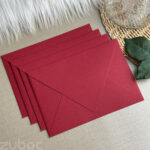 Counterflap Envelope – Maroon by Zuboc