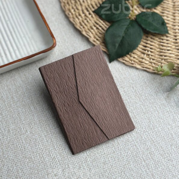 Invitation envelope -C7-in crinkled coffee ,perfect for wedding envelopes