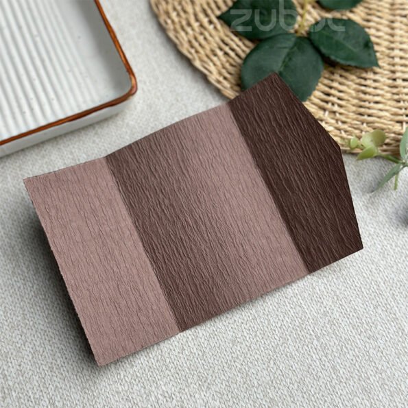 Invitation envelope -C7-in crinkled coffee ,perfect for wedding envelopes-1