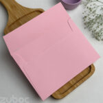 Baby Pink Short Flap Envelope (With Foil) by Zuboc – C6 Size