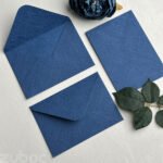 STD Envelope C6 – Crinkled Teal with Imported Paper