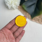 Yellow Flower Basket Wax Seal – 3cm