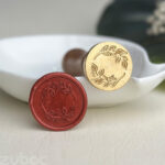 Chilly leaf design wax seal stamp