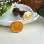 Duo Branch Wax Stamp with Wooden Handle