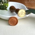 Engagement Wax Stamp with Teak Wood Handle | Zuboc