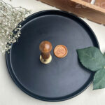 Engagement Wax Stamp with Teak Wood Handle | Zuboc