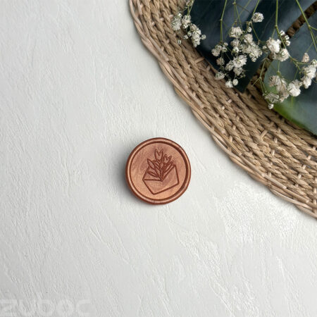 "Bronze Gold Envelope Wax Seal 2.5 cm by Zuboc"