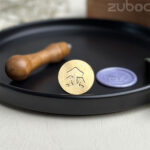 Forest Mushroom Wax Stamp with Teak Wood Handle | Zuboc