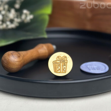 Charming gift design wax seal stamp with wooden handle -1