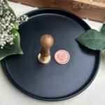 Heart Wax Stamp – Brass with Teak Wood Handle