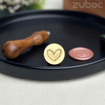 Heart design wax seal stamp -1