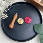 Inflorescence Wax Stamp with Teak Wood Handle | Zuboc
