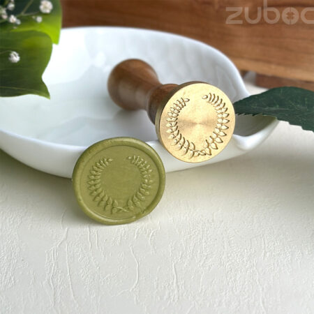 Laurel wax seal stamp