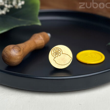 Lemon-1 wax seal stamp -1