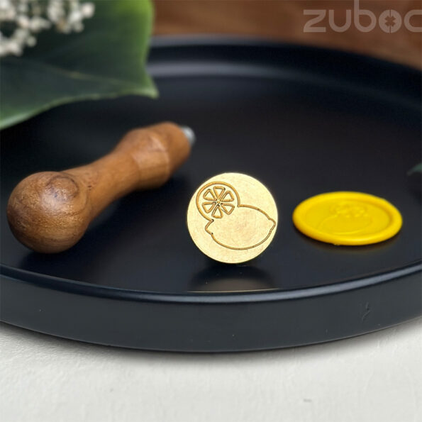 Lemon-1 wax seal stamp -1