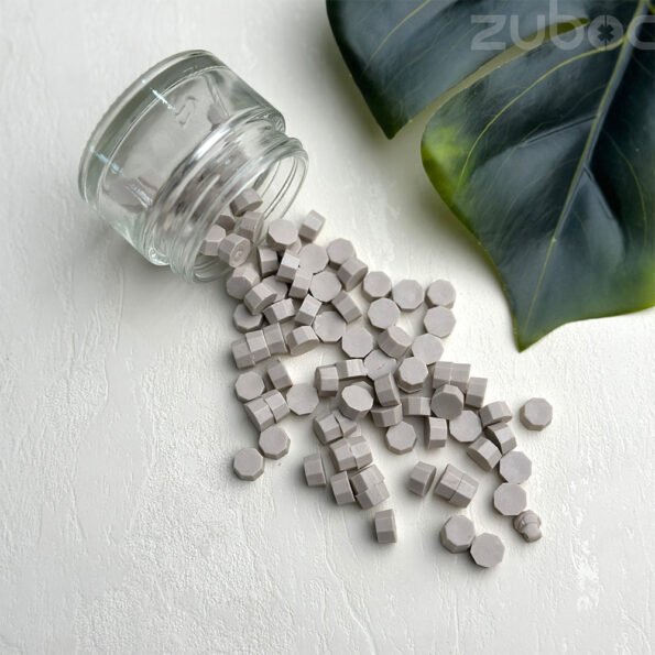 Premium Light Grey Wax Beads 30 Grams for Crafting and Invitations