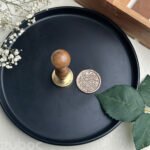 Mandala Wax Stamp with Teak Wood Handle | Zuboc