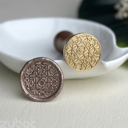 Mandala wax seal stamp