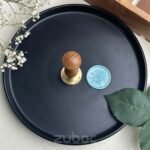 Mini Flower Wax Stamp with Teak Wood Handle | Zuboc