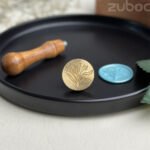 Mini Flower Wax Stamp with Teak Wood Handle | Zuboc