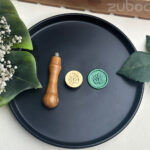 Monstera-2 Wax Stamp – Tropical Elegance for Your Stationery