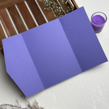 Elegant Purple Invitation Envelope in Imported Paper