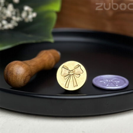 Ribbon-2 design custom wax seal stamp -1