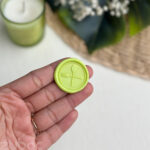 Lime Green Spoon and Fork Wax Seal by Zuboc