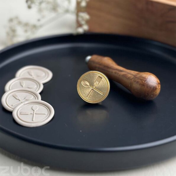 Spoon and fork wax seal stamp -2