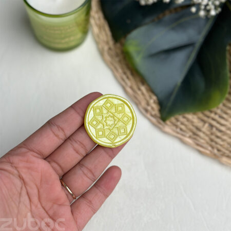 "Green-yellow Star Wax Seal from Zuboc"