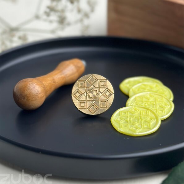 Brass Star Design Wax Stamp Head without Handle