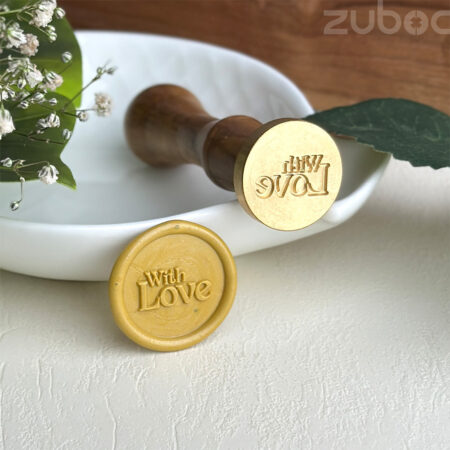 With love engraved custom wax seal stamp