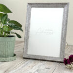 “Classic Grey Vintage Photo Frame A4 – Zuboc”