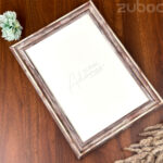 "1” Vintage Wood A4 Size Photo Frame by Zuboc"