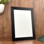 1” Textured Pitch Black Photo Frame A4 – Zuboc