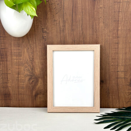 Natural Pine Wood Photo Frame 8x6 for A5 Size Photos by Zuboc