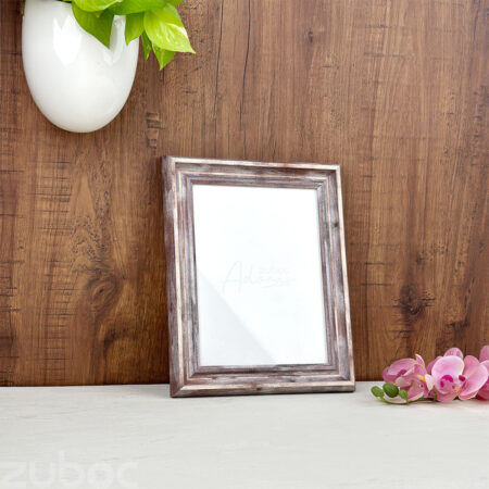 Rustic Vintage Wood Photo Frame 8x6 for A5 Photos by Zuboc