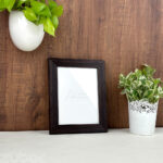 1” Dark Brown Photo Frame (8×6”) | Zuboc