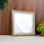 “1” Golden Vintage Photo Frame (8×8”) | Zuboc”