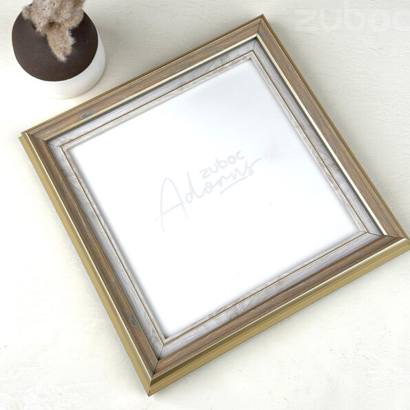 "Golden Vintage Photo Frame 8x8 by Zuboc"