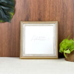 “1” Golden Vintage Photo Frame (8×8”) | Zuboc”