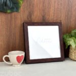 “Coffee Brown Photo Frame (8×8”) | Zuboc”