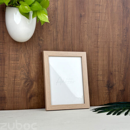 Natural Pine Wood Photo Frame 8x6 for A5 Size Photos by Zuboc