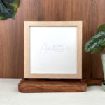 “Pine Wood Photo Frame (8×8”) | Zuboc”