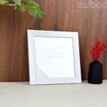 “1” White Photo Frame (8×8”) | Zuboc”