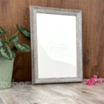 “Classic Grey Vintage Photo Frame A4 – Zuboc”