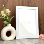 “Contemporary 1” White Photo Frame A4 – Zuboc”