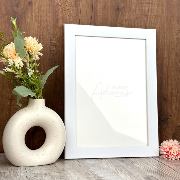 "1” White A4 Size Photo Frame by Zuboc"